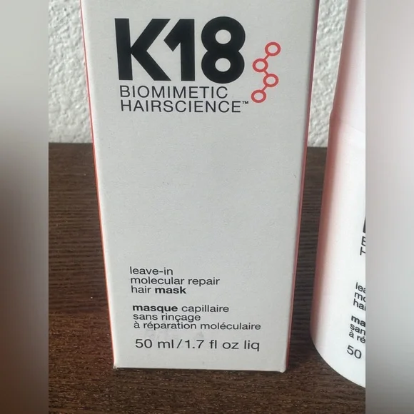 K18 LEAVE-IN MOLECULAR REPAIR HAIR MASK NIB - Picture 3 of 6